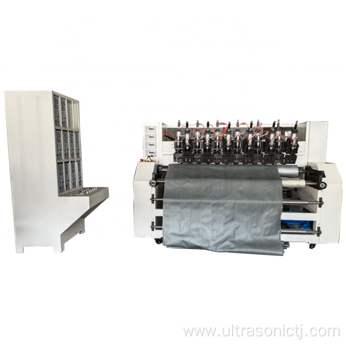 Wide wireless quilting and embossing ultrasonic composite machine ultrasonic sewing machine ultrasonic quilt machine